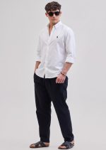 Premium Polo T-shirt Solid White - Image 2